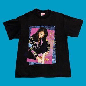 Vintage 90's Paula Abdul Spellbound Tour 1992 Retro R&B Concert Shirt L RARE